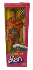 BAMBOLA KEN VINTAGE 1983 BARBIE SUPERSTAR EPOCA "HAWAIANA" #7495 NRFB SPEDIZIONE GRATUITA Leggi