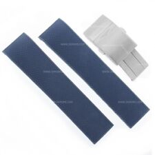 Longines Cinturino Caucciù Blu 21/19 mm FDA Hydroconquest Ceramic L3.783.4 Crono