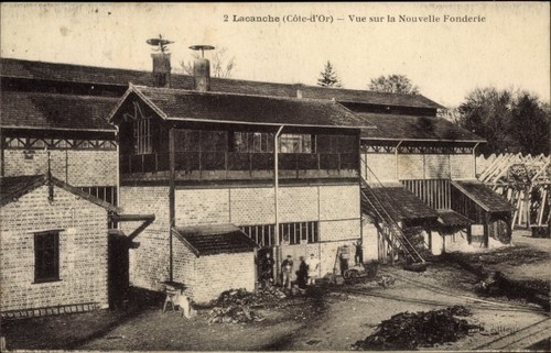 Cartolina lacanche cote or - cartolina,