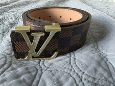 Cintura Louis Vuitton marrone monogramma taglia 40