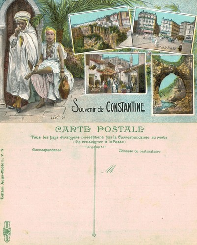 Vintage postcard constantine - vintage,