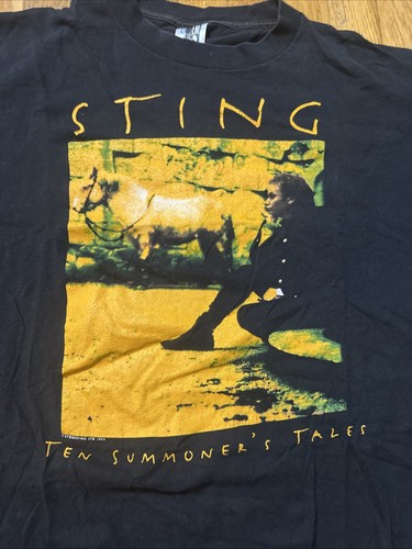 Maglia vintage sting 1993 ten - sting,