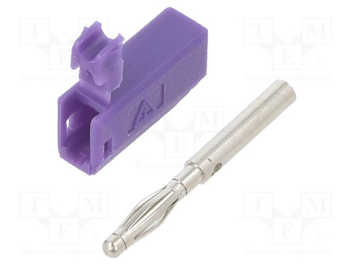 Connettore viola 10a - viola, a
