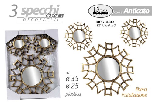 Set specchi parete - set,