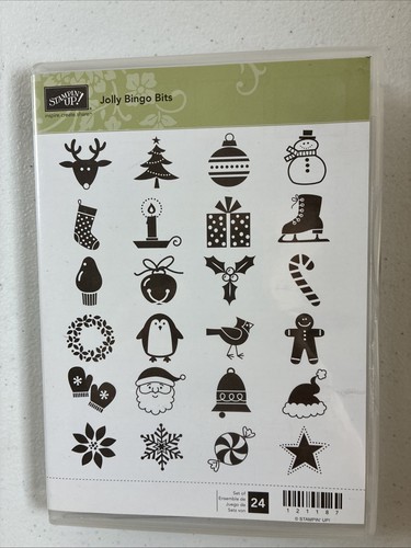 Stampin jolly bingo bits - up,