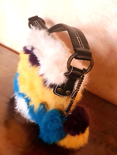 Borsa pelliccia e pelle