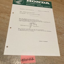 Honda moto 1977 garde boue arrière CB125T note SAV