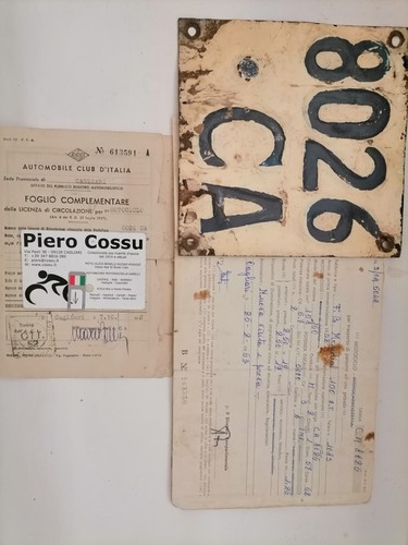 Targa libretto circolazione - targa,