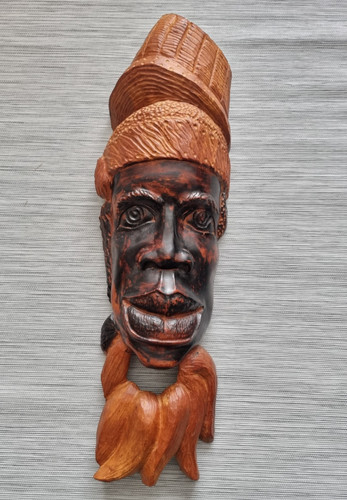 African wooden mask hand - mask,