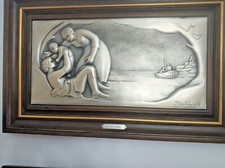 Quadro con bassorilievo su