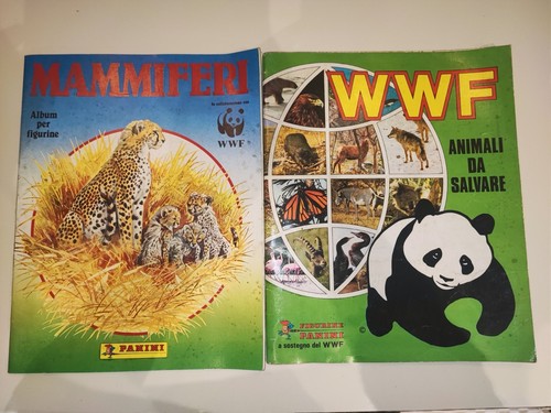 Due album figurine panini - panini, wwf