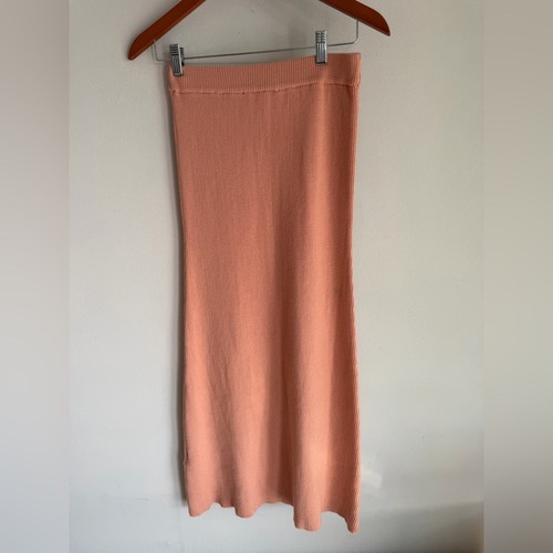 Gonna elegante maglia pesca - gonna,