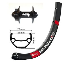 ruota anteriore 26x1.90 qr100mm dt swiss 545 disc nero 2146234100 RIDEWILL BIKE 