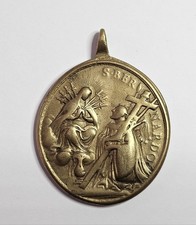 MEDAGLIA VOTIVA IN RAME  SAN