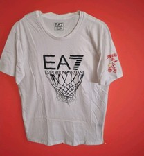 t shirt uomo EA7 EMPORIO ARMANI tg M Bianca