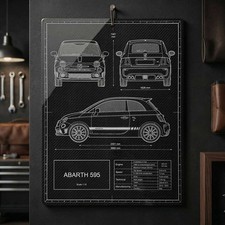 Poster Abarth 595 Arredo da