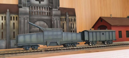 Treni scena modello - 1/87,