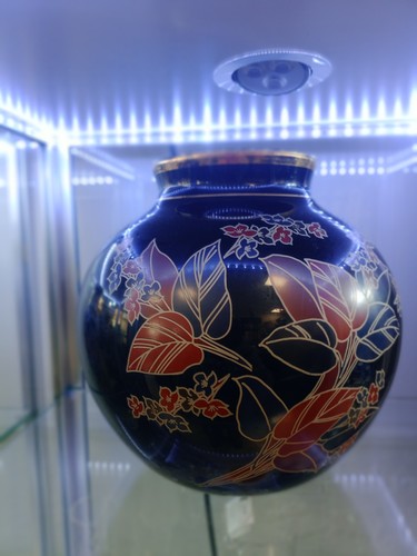 Vaso vetro nero - vaso,