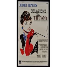 locandina COLAZIONE DA TIFFANY audrey hepburn blake edwards george peppard B179
