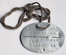 Marca di riconoscimento EKM WH LW Fliegerhorst Kommandantur Landau Isar alluminio WW2 orig.