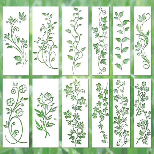 Pezzi stencil foglia vite - stencil,
