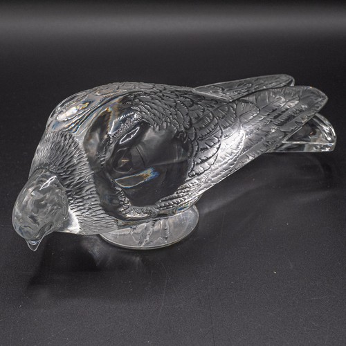 Lalique france crystal pigeon - france,