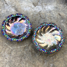 Antico vassoio portagioie argento 1000 russo URSS smalto cloisonne vintage vecchio piatto sale