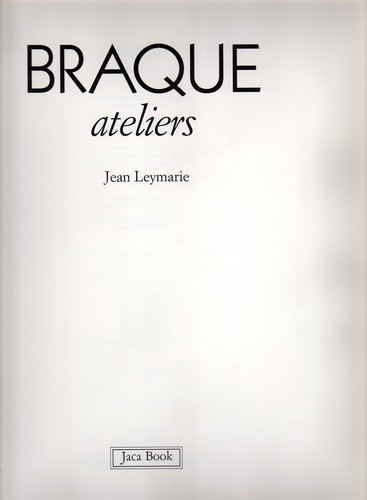 Braque ateliers leymarie - braque,