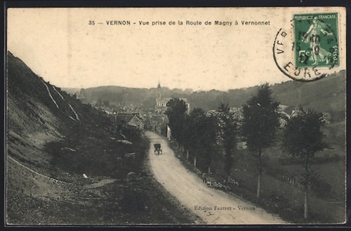 Cpa vernon vue prise - cpa, de