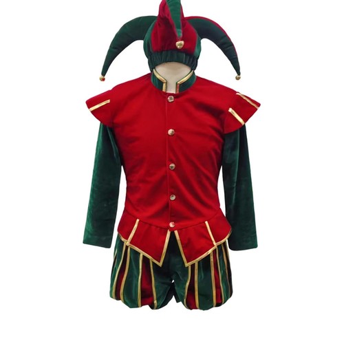 Costume giullare bicolore - giullare,