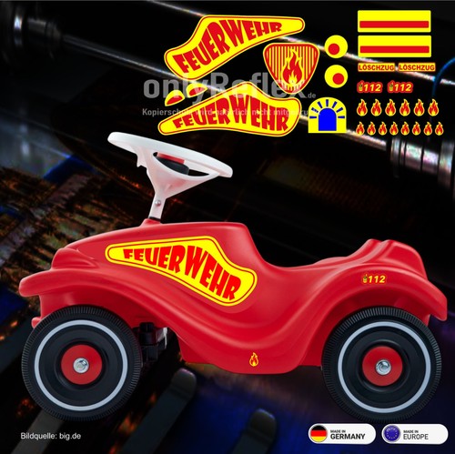 Pompieri bobby car - pompieri, classic