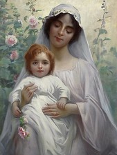 MADONNA E BAMBINO. Zonaro