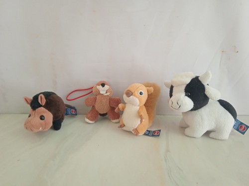 Peluche mini trudi mucca