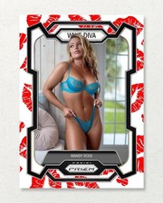 Costume da bagno caldo Mandy Rose WWE Diva Wrestling personalizzato ACEO Rookie Trading Card RC