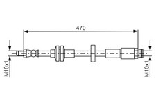 Tubo freno Bosch 1 987 481 672