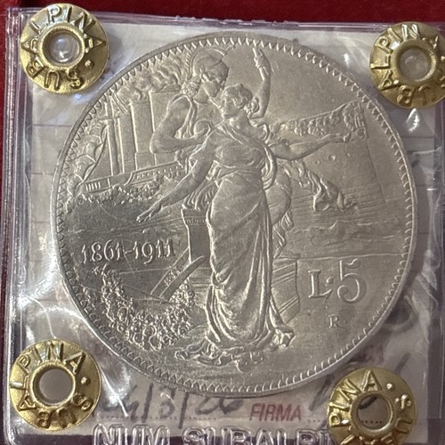 Regno italia 5 lire - italia,