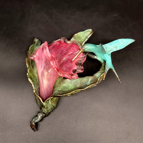 Colibrì arte parete bronzo - arte, da