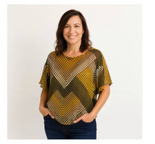 T-shirt Twinset Chevron taglia media usata in ottime condizioni