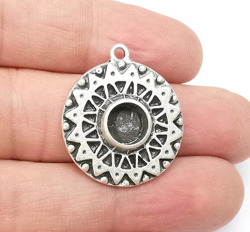 Antica lunetta ciondolo charms