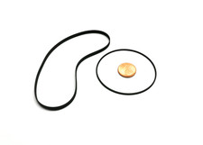 Kit Cinghie per JVC KD-A5 KD-A6 KD-A7 KD-A77 Cassette Tape Deck Tapedeck Belts