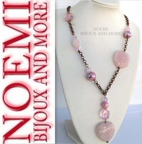Collana donna cristalli quarzo - cristalli,