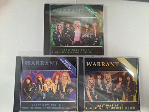 Warrant early days vol i - days, vol.