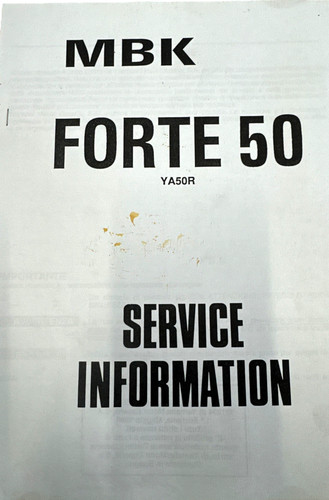 Manuale officina mbk forte - officina,