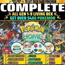 Pokemon Home Gen 1-9 Pokedex