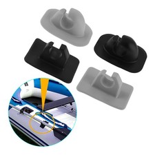 Clip porta pagaia kayak barca canoa gommone remo custode accessori nero/grigio