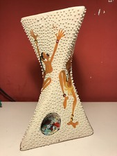 VASO CERAMICA LAMBERTO MANCINELLI DERUTA VINTAGE LMR ITALY 