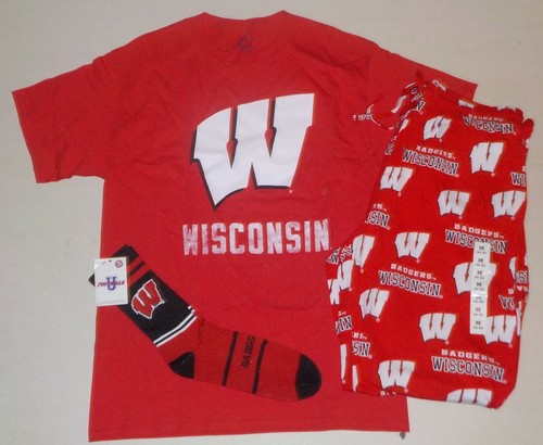 Wisconsin badgers pigiama uomo - wisconsin,