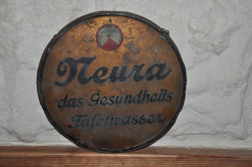 Vecchia insegna latta anni - in,