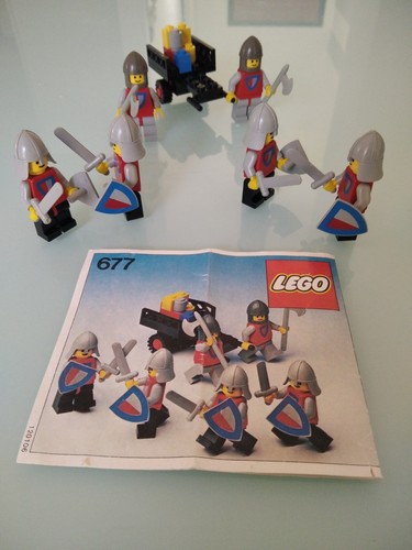 Set lego castle 677 completo - set,