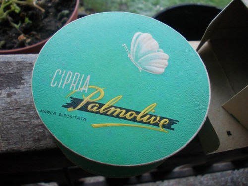 Scatola box cipria vintage - scatola,